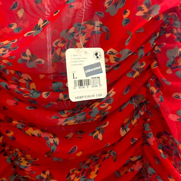 NWT Free People Brielle Ruched Dress - Picture 2 of 3